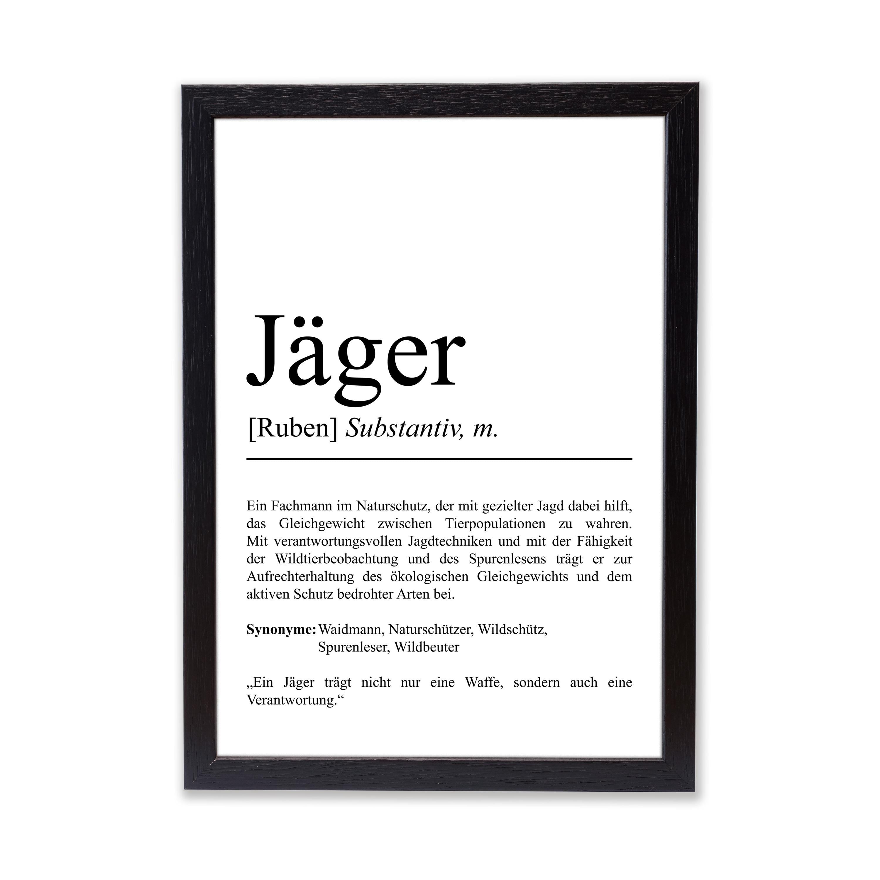 Trendation - Jäger Haben Viel Zeit Tasse Geschenk Für Jäger Becher Männer Spruch Jagd Jagen (Schwarz