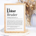 Kleine Schwester Definition Poster personalisierbar mit Namen Schwester Poster Geschenk Einzug Geburtstag Geschenk Schwester Geschwister Liebe