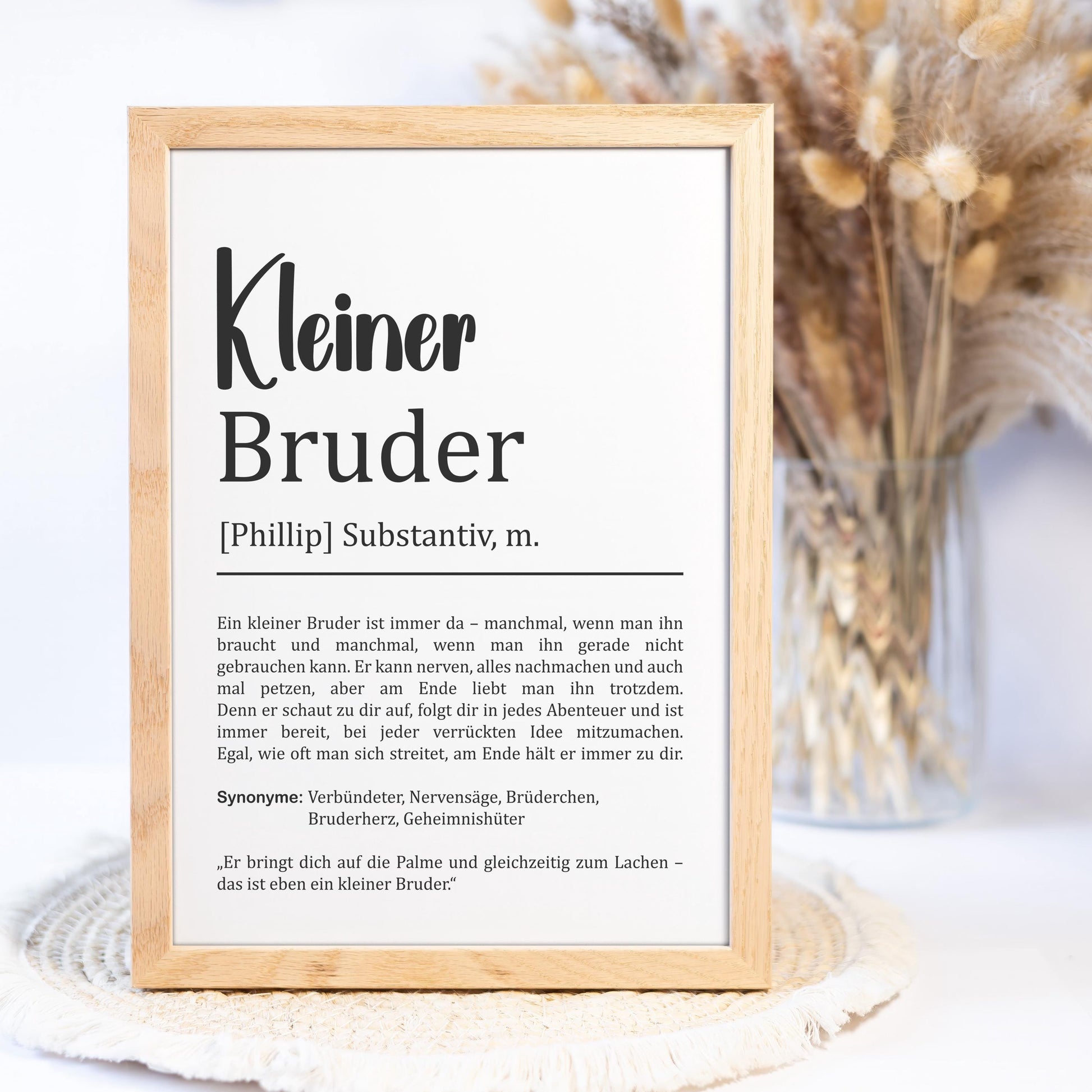 Kleine Schwester Definition Poster personalisierbar mit Namen Schwester Poster Geschenk Einzug Geburtstag Geschenk Schwester Geschwister Liebe