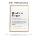 Bordeauxdogge Definition Karte personalisierbar mit Name Hunde Rasse Grußkarte Geschenk Hundebesitzer Karte Geburtstag Geschenk