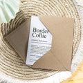 Border Collie Definition Karte personalisierbar mit Name Hunde Rasse Grußkarte Geschenk Hundebesitzer Karte Geburtstag Geschenk