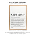 Cairn Terrier Definition Karte personalisierbar mit Name Hunde Rasse Grußkarte Geschenk Hundebesitzer Karte Geburtstag Geschenk