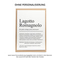 Lagotto Romagnolo Definition Karte personalisierbar mit Name Hunde Rasse Grußkarte Geschenk Hundebesitzer Karte Geburtstag Geschenk