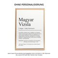 Magyar Viszla Definition Karte personalisierbar mit Name Hunde Rasse Grußkarte Geschenk Hundebesitzer Karte Geburtstag Geschenk