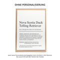 Nova Scotia Duck Tolling Retriever Definition Karte personalisierbar mit Name Hunde Rasse Grußkarte Geschenk Hundebesitzer Karte Geburtstag