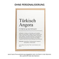 Türkisch Angora Definition Karte personalisierbar mit Name Katze Rasse Grußkarte Geschenk Katzenbesitzer Karte Geburtstag Geschenk