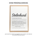 Seelenhund Definition Karte personalisierbar mit Name Hund Grußkarte Geschenk Hundebesitzer Karte Geburtstag Geschenk Hundeliebhaber