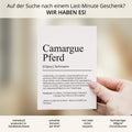 Camargue Pferd Definition Karte personalisierbar mit Name Pferd Rasse Grußkarte Geschenk Reiter Karte Geburtstag Geschenk Pferdeliebhaber