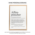 Affenpinscher Definition Karte personalisierbar mit Name Hunde Rasse Grußkarte Geschenk Hundebesitzer Karte Geburtstag Geschenk