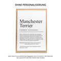 Manchester Terrier Definition Karte personalisierbar mit Name Hunde Rasse Grußkarte Geschenk Hundebesitzer Karte Geburtstag Geschenk