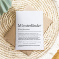 Münsterländer Definition Karte personalisierbar mit Name Hunde Rasse Grußkarte Geschenk Hundebesitzer Karte Geburtstag Geschenk
