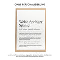 Welsh Springer Spaniel Definition Karte personalisierbar mit Name Hunde Rasse Grußkarte Geschenk Hundebesitzer Karte Geburtstag Geschenk