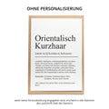 Orientalisch Kurzhaar Definition Karte personalisierbar mit Name Katze Rasse Grußkarte Geschenk Katzenbesitzer Karte Geburtstag Geschenk