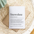 Snowshoe Definition Karte personalisierbar mit Name Katze Rasse Grußkarte Geschenk Katzenbesitzer Karte Geburtstag Geschenk