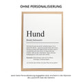 Hund Definition Karte personalisierbar mit Name Hund Grußkarte Geschenk Hundebesitzer Karte Geburtstag Geschenk Hundeliebhaber