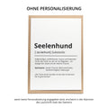 Seelenhund Definition Karte personalisierbar mit Name Hund Grußkarte Geschenk Hundebesitzer Karte Geburtstag Geschenk Hundeliebhaber