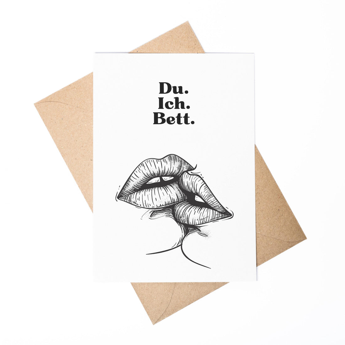 Spruchkarte Du Ich A6 personalisierbar Karte Spruchkarte für Partner Geschenkkarte für Verliebte Spruchkarte personalisierbar