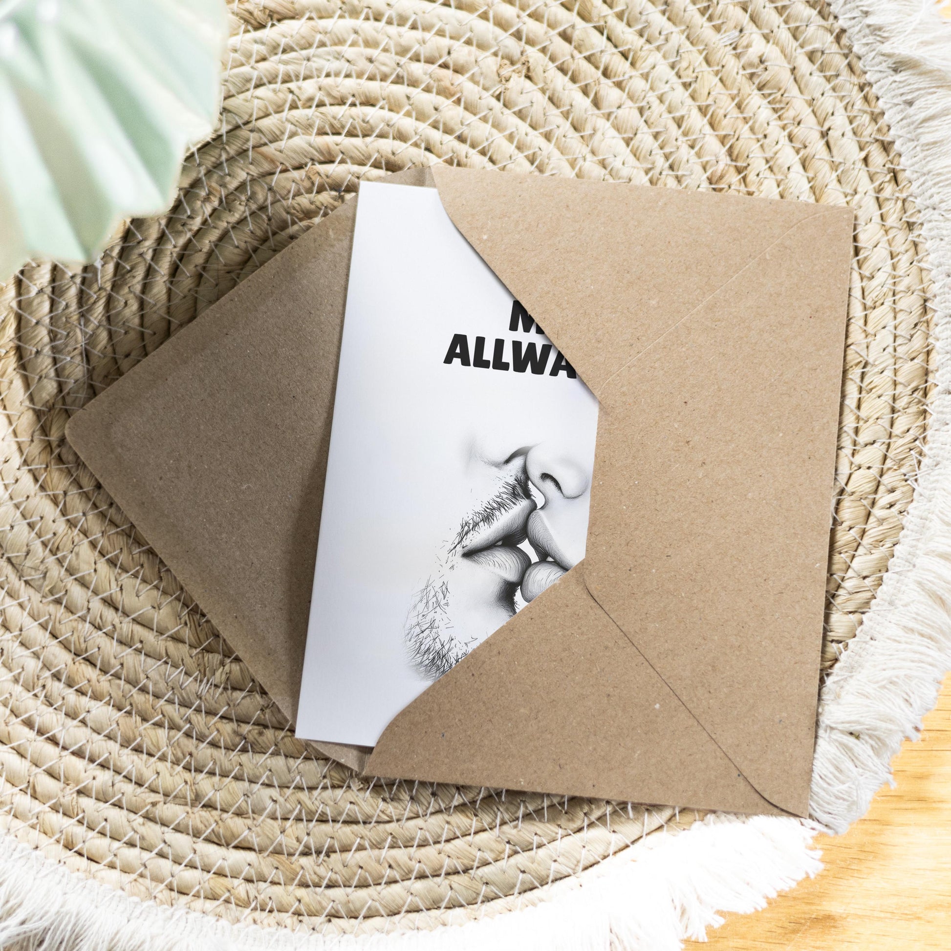 Spruchkarte You Me A6 personalisierbar Karte Spruchkarte für Partner Geschenkkarte für Verliebte Spruchkarte personalisierbar