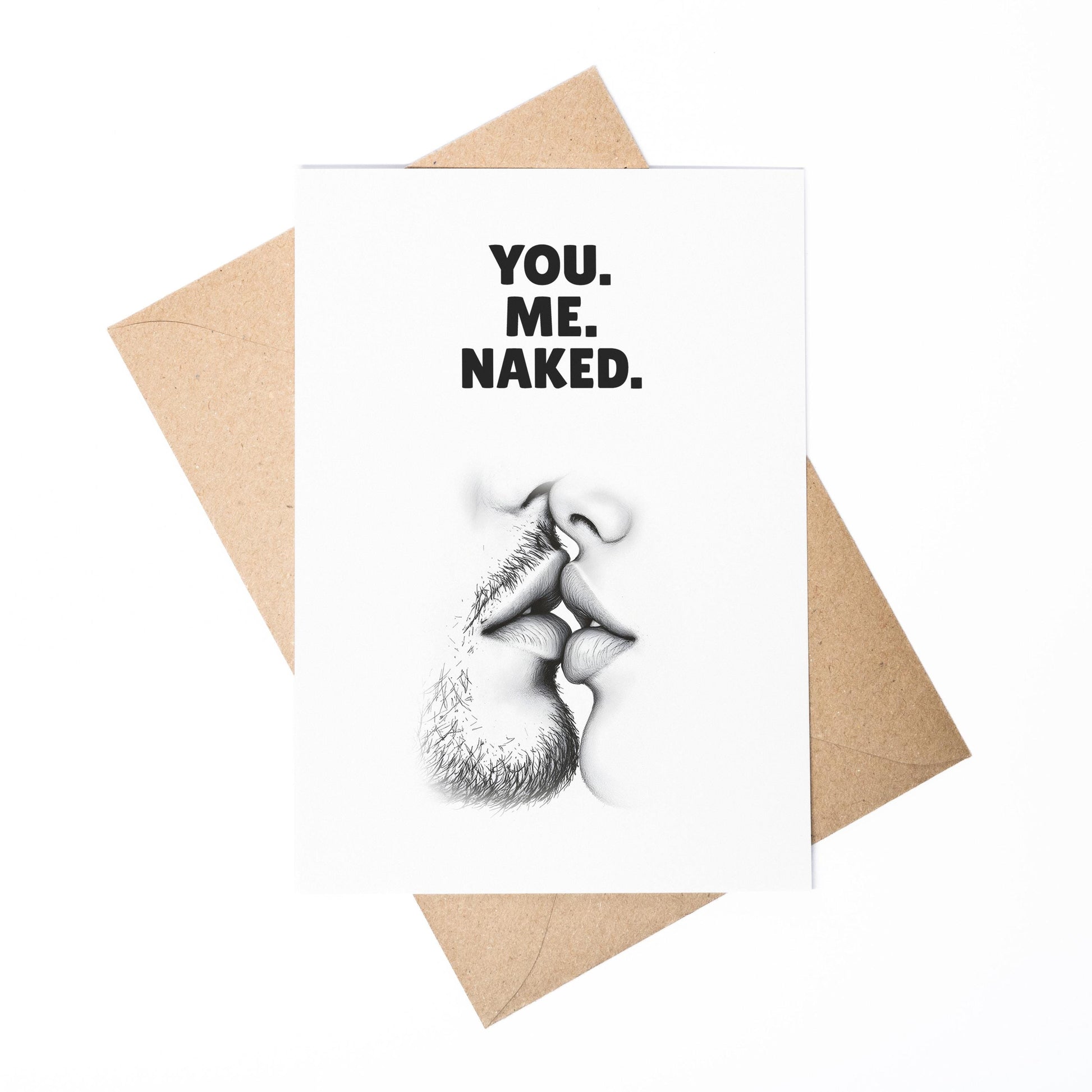 Spruchkarte You Me A6 personalisierbar Karte Spruchkarte für Partner Geschenkkarte für Verliebte Spruchkarte personalisierbar