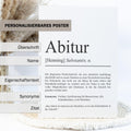 Abitur Definition Poster personalisierbar mit Namen Abschluss Poster Abitur Geschenk zum Abschluss Geschenk Abitur Poster Definition