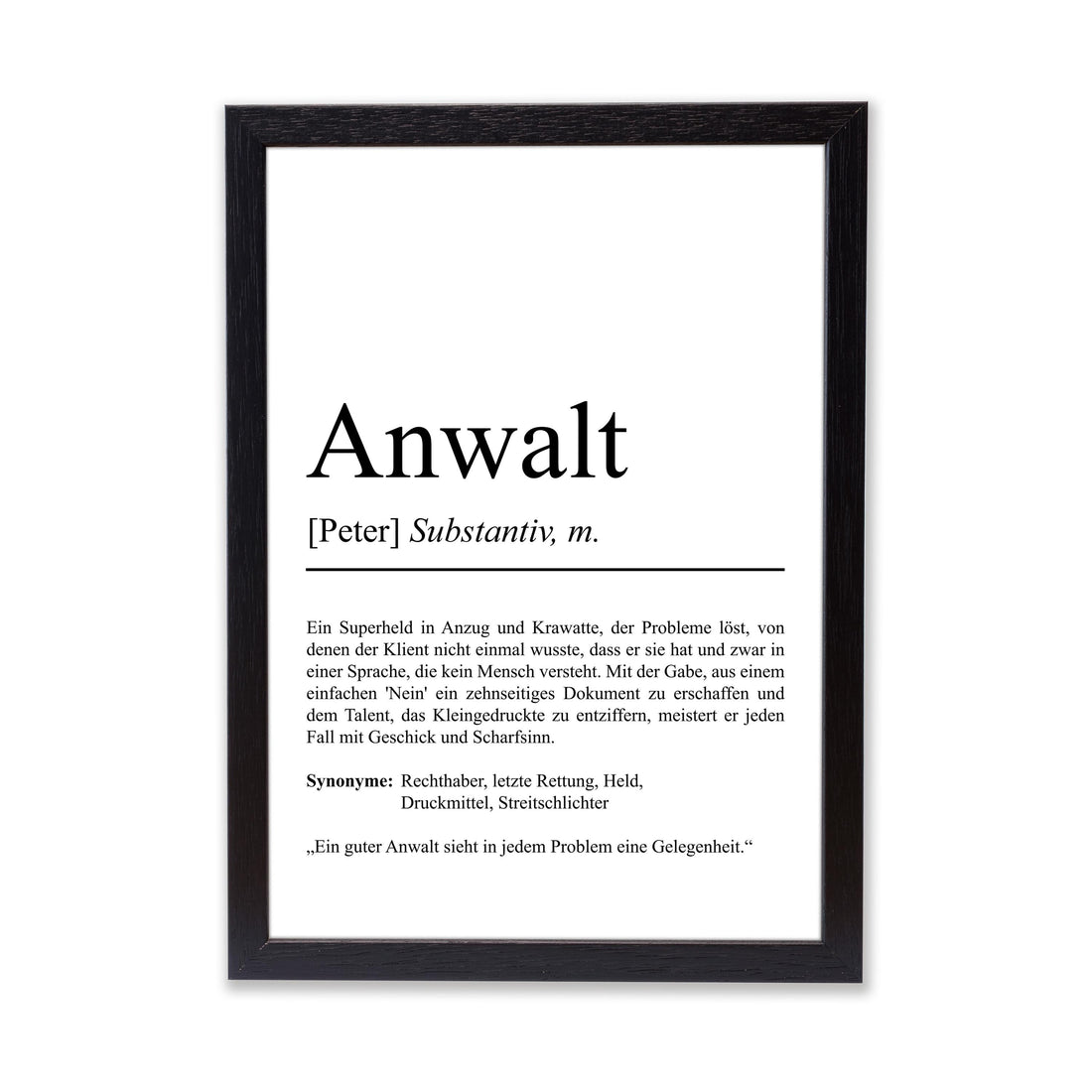 Anwalt Definition Poster personalisierbar mit Namen Beruf Poster Anwalt Geschenk Einzug Geburtstag Geschenk Anwalt Poster Beruf Definition