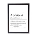 Architekt Definition Poster personalisierbar mit Namen Beruf Poster Architekt Geschenk Einzug Geburtstag Geschenk Architekt Poster Beruf