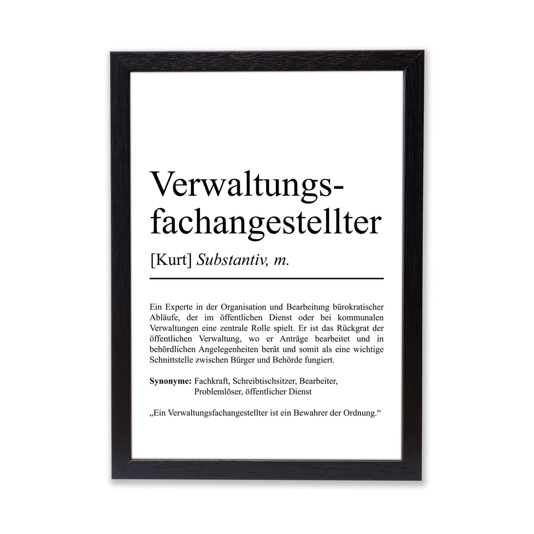 Verwaltungsfachangestellter Definition Poster personalisierbar mit Namen Beruf Poster Beamter Geschenk Einzug Geburtstag Geschenk Beamter