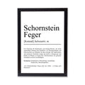 Schornsteinfeger Definition Poster personalisierbar mit Namen Beruf Poster Schornsteinfeger Geschenk Einzug Geburtstag Geschenk Poster Beruf