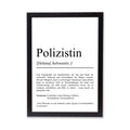 Polizistin Definition Poster personalisierbar mit Namen Beruf Poster Polizistin Geschenk Einzug Geburtstag Geschenk Polizistin Poster Beruf