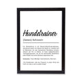 Hundetrainer Definition Poster personalisierbar Beruf Poster Geschenk Hundetrainer Einzug Geburtstag Geschenk Hundetrainer Poster Trainer