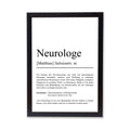 Neurologe Definition Poster personalisierbar mit Namen Beruf Poster Neurologe Geschenk Einzug Geburtstag Geschenk Poster Beruf Definition