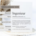 Ingenieur Definition Poster personalisierbar mit Namen Beruf Poster Ingenieur Geschenk Einzug Geburtstag Geschenk Ingenieur Poster Beruf