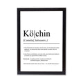 Köchin Definition Poster personalisierbar mit Namen Beruf Poster Köchin Geschenk Einzug Geburtstag Geschenk Köchin Poster Beruf Definition