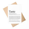 Onkel Definition Karte personalisierbar mit Namen Onkel Grußkarte Geschenk für Onkel Postkarte Definition Onkel Geschenkkarte