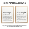 Trauzeugin Definition Karte personalisierbar mit Namen Trauzeugin Grußkarte Geschenkidee für Trauzeugin Postkarte Definition Trauzeugin Klappkarte