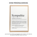 Sympathie Definition Karte personaliserbar Emotionen Mutmacher Karte Spirituelle Karte Motivationskarte