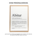 Abitur Definition Karte personalisierbar mit Namen Abschluss Karte Abitur Geschenk zum Abschluss Geschenk Abitur Postkarte Definition