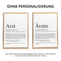 Arzt Definition Karte personalisierbar mit Namen Beruf Postkarte Arzt Geschenk Geburtstag Arzt Postkarte Definition