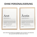 Ärztin Definition Karte personalisierbar mit Namen Beruf Postkarte Ärztin Geschenk Geburtstag Ärztin Postkarte Definition