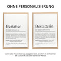 Bestatter Definition Karte personalisierbar mit Namen Beruf Postkarte Bestatter Geschenk Geburtstag Bestatter Postkarte Definition