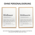 Bildhauerin Definition Karte personalisierbar mit Namen Beruf Grußkarte Bildhauerin Geschenk Geburtstag Bildhauerin Postkarte Definition