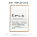 Ehrenamt Definition Karte personalisierbar mit Namen Beruf Grußkarte Ehrenamt Geschenk Geburtstag Ehrenamt Postkarte Definition