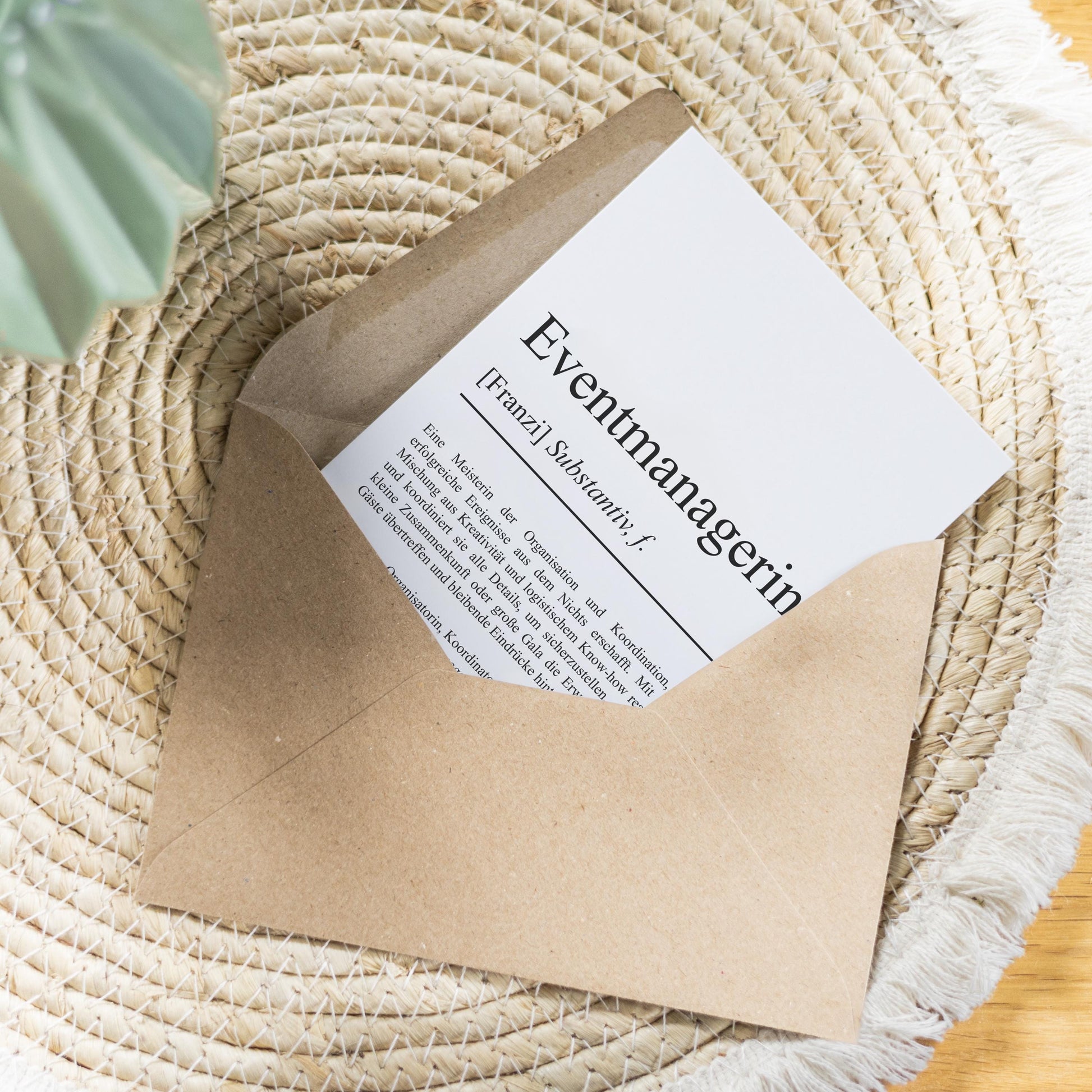 Eventmanagerin Definition A6 Karte personalisierbar mit Namen Beruf Grußkarte Eventmanagerin Geschenk Geburtstag Eventmanagerin Klappkarte