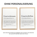 Feuerwehrfrau Definition Karte personalisierbar mit Namen Beruf Grußkarte Feuerwehr Geschenk Geburtstag Feuerwehrfrau Postkarte Definition