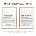 Fleischer Definition Karte personalisierbar mit Namen Beruf Grußkarte Fleischer Geschenk Geburtstag Fleischer Postkarte Definition