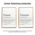 Friseurin Definition Karte personalisierbar mit Namen Beruf Grußkarte Friseurin Geschenk Geburtstag Friseurin Postkarte Definition