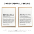 Hörakustiker Definition A6 Karte personalisierbar mit Namen Beruf Grußkarte Akustiker Geschenk Geburtstag Hörakustiker Postkarte