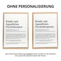 Kinder- und Jugendlichenpsychotherapeut Definition A6 Karte personalisierbar mit Namen Beruf Karte Kinder- und Jugendlichenpsychotherapeut