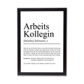 Arbeitskollegin Definition Poster personalisierbar mit Namen Beruf Poster Kollegin Geschenk Einzug Geburtstag Geschenk Kollegin Poster Beruf