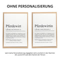 Pferdewirt Definition Karte personalisierbar mit Namen Beruf Grußkarte Pferdewirt Geschenk Geburtstag Pferdewirt Postkarte Definition